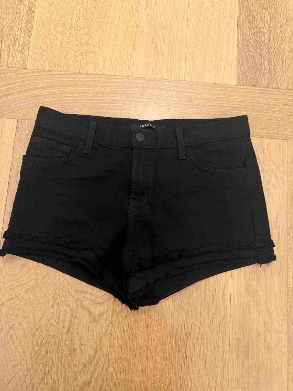 J Brand black denim short